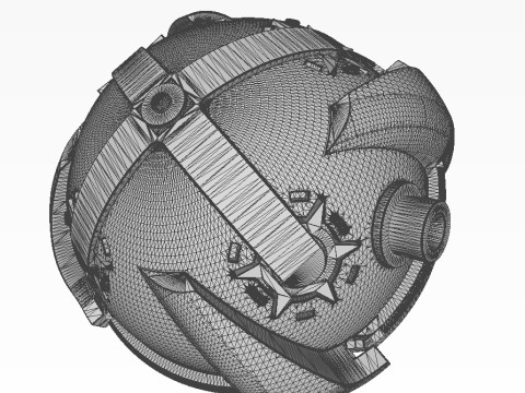 POM1 Russian landmine for remote installation 3D printable Moulage Model 3D