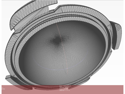 POM1 Russian landmine for remote installation 3D printable Moulage Model 3D
