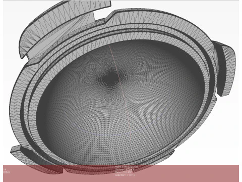 POM1 Russian landmine for remote installation 3D printable Moulage 3D Model