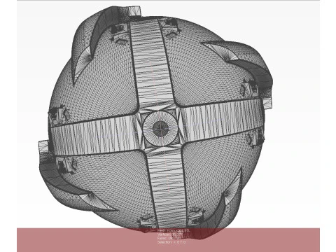 POM1 Russian landmine for remote installation 3D printable Moulage 3D Model