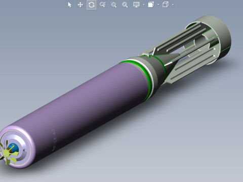 ロシアの航空爆弾 AO 25 33 および AO 25 30 子弾 3D 印刷可能なムラージュ 3Dモデル