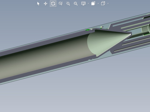 ロシアの航空爆弾 AO 25 33 および AO 25 30 子弾 3D 印刷可能なムラージュ 3Dモデル