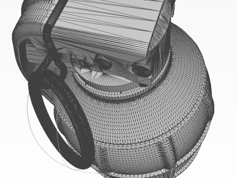 Bulgarian hand grenades GHO1 and GHD2 3Dprintable Moulage 3D 模型