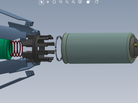 9N235 Anti Personnel submunition off artillery cluster rockets 3Dprintable Moulage Model 3D