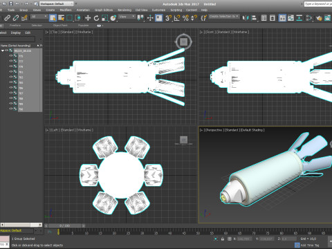 9N235 Anti Personnel submunition off artillery cluster rockets 3Dprintable Moulage Model 3D