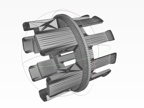 9N235 Anti Personnel submunition off artillery cluster rockets 3Dprintable Moulage Model 3D