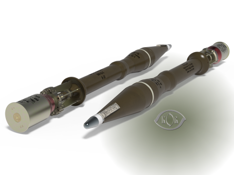73mm PG 9 High Explosive Anti tank Rocket Projected Grenade 3D prinable Moulage Model 3D