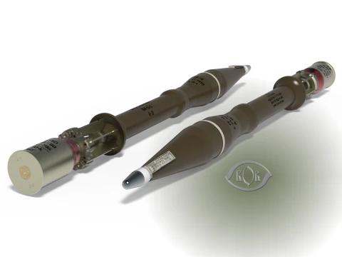 73 mm PG 9 de alto explosivo anti tanque foguete projetado granada 3D para impress&atilde;o Moulage Modelo 3D