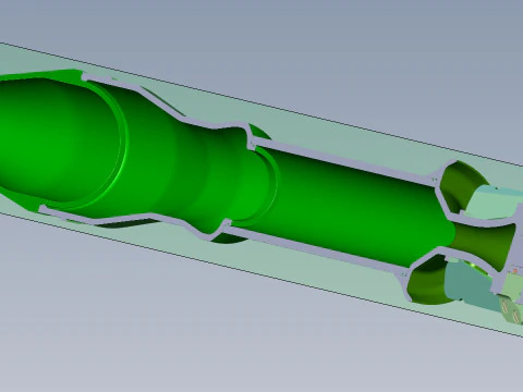 73 mm PG 9 de alto explosivo anti tanque foguete projetado granada 3D para impress&atilde;o Moulage Modelo 3D