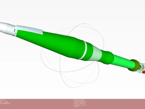 73 mm PG 9 de alto explosivo anti tanque foguete projetado granada 3D para impress&atilde;o Moulage Modelo 3D