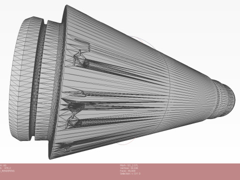 73mm OG-9M Projected Grenade Shell Projectile 3D printable Moulage Model 3D