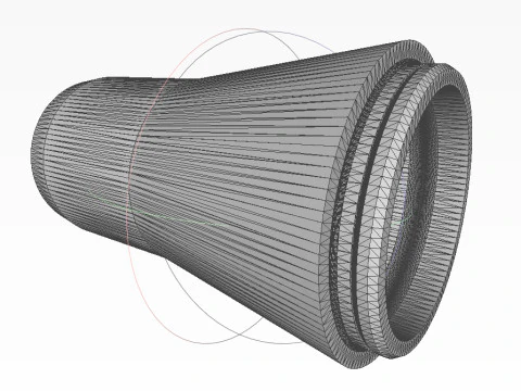 73mm OG-9M Projected Grenade Shell Projectile 3D printable Moulage 3D Model