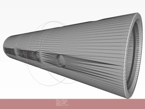 73mm OG-9M Projected Grenade Shell Projectile 3D printable Moulage 3D Model