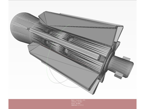 73mm OG-9M Projected Grenade Shell Projectile 3D printable Moulage Model 3D