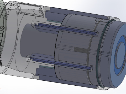 DM-1244 German Submunition Avia Bomb Anti Tank 3D printable Moulage Modelo 3D