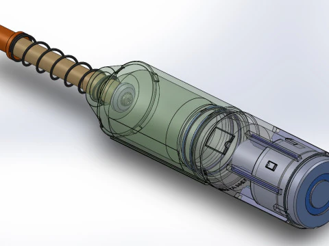DM-1244 German Submunition Avia Bomb Anti Tank 3D printable Moulage 3D Model