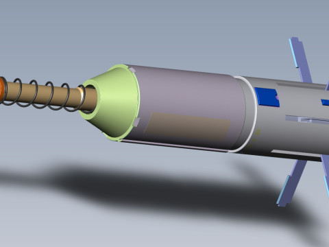 DM-1244 German Submunition Avia Bomb Anti Tank 3D printable Moulage Modelo 3D
