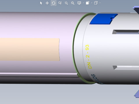 DM-1244 German Submunition Avia Bomb Anti Tank 3D printable Moulage Modelo 3D