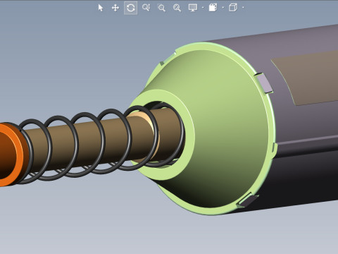 DM-1244 German Submunition Avia Bomb Anti Tank 3D printable Moulage Modelo 3D