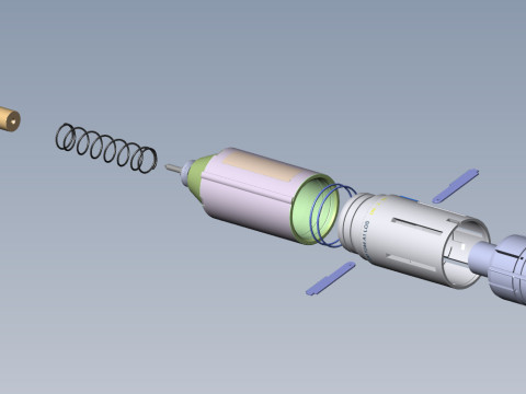 DM-1244 German Submunition Avia Bomb Anti Tank 3D printable Moulage Modelo 3D