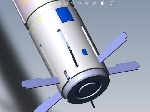 DM-1244 German Submunition Avia Bomb Anti Tank 3D printable Moulage Modelo 3D