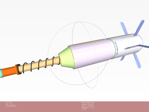 DM-1244 German Submunition Avia Bomb Anti Tank 3D printable Moulage Modelo 3D