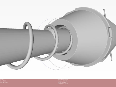 DM-1244 German Submunition Avia Bomb Anti Tank 3D printable Moulage Modelo 3D