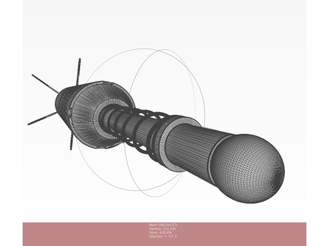 DM-1244 German Submunition Avia Bomb Anti Tank 3D printable Moulage Modelo 3D