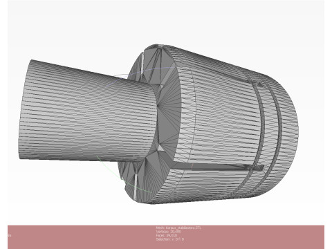 DM-1244 German Submunition Avia Bomb Anti Tank 3D printable Moulage Modelo 3D