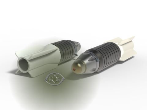 OFSP high-explosive aircraft bombs for UAVs 3D printable Moulage 3D 模型