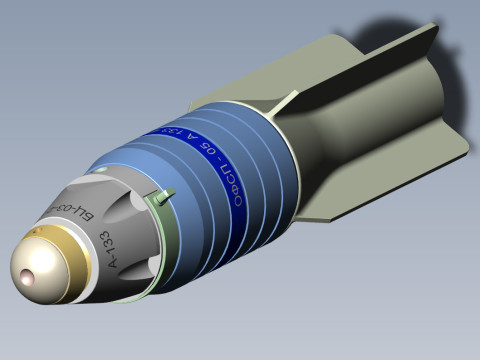 OFSP high-explosive aircraft bombs for UAVs 3D printable Moulage 3D 模型