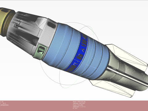 OFSP high-explosive aircraft bombs for UAVs 3D printable Moulage 3D 模型