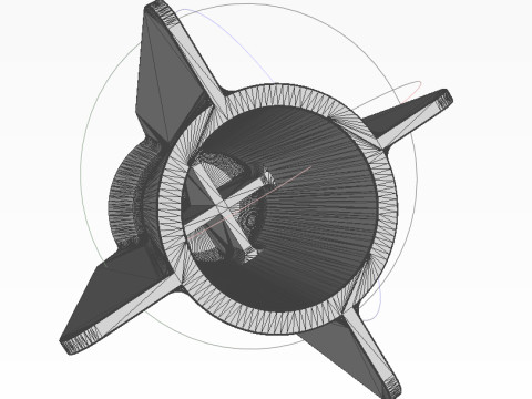 OFSP high-explosive aircraft bombs for UAVs 3D printable Moulage 3D 模型