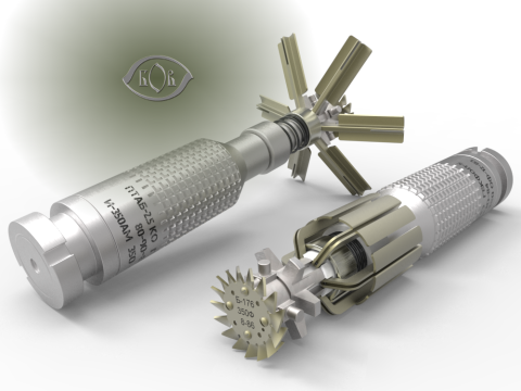 Submunition for cluster avia bomb PTAB 2 5 KO 3D printable Moulage Modello 3D