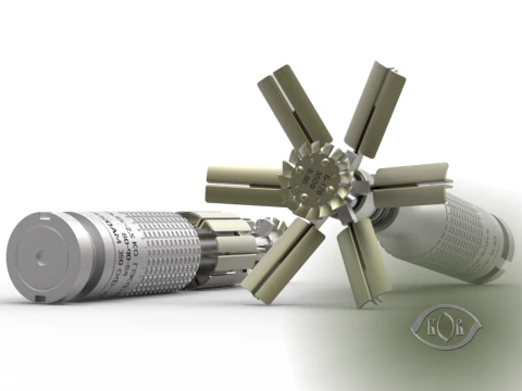Submunition for cluster avia bomb PTAB 2 5 KO 3D printable Moulage 3D Model
