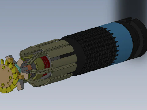 Submunition for cluster avia bomb PTAB 2 5 KO 3D printable Moulage 3D Model