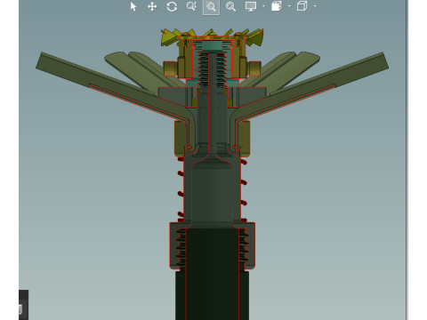 Submunition for cluster avia bomb PTAB 2 5 KO 3D printable Moulage Modello 3D