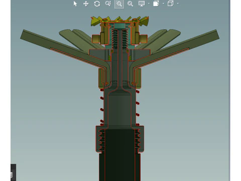 Submunition for cluster avia bomb PTAB 2 5 KO 3D printable Moulage 3D Model
