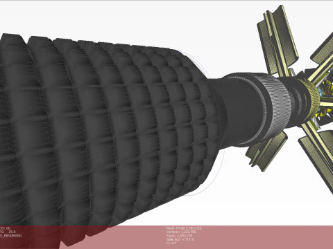 Submunition for cluster avia bomb PTAB 2 5 KO 3D printable Moulage 3D Model