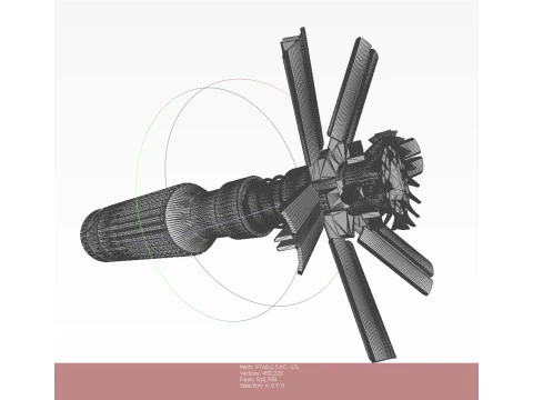 Submunition for cluster avia bomb PTAB 2 5 KO 3D printable Moulage 3D Model