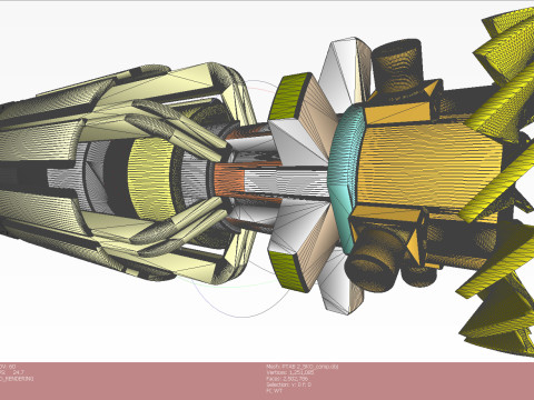 Submunition for cluster avia bomb PTAB 2 5 KO 3D printable Moulage Modello 3D