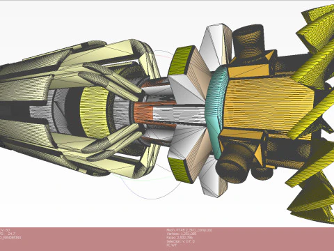 Submunition for cluster avia bomb PTAB 2 5 KO 3D printable Moulage 3D Model