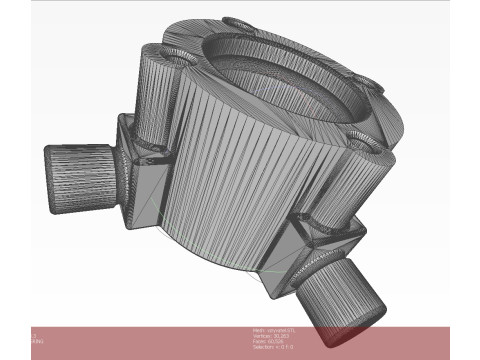 Submunition for cluster avia bomb PTAB 2 5 KO 3D printable Moulage Modello 3D