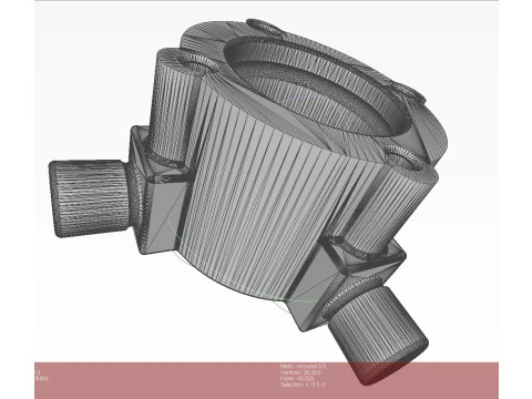 Submunition for cluster avia bomb PTAB 2 5 KO 3D printable Moulage 3D Model