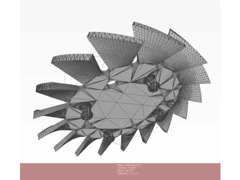 Submunition for cluster avia bomb PTAB 2 5 KO 3D printable Moulage Modello 3D