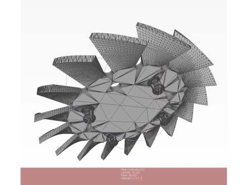 Submunition for cluster avia bomb PTAB 2 5 KO 3D printable Moulage 3D Model