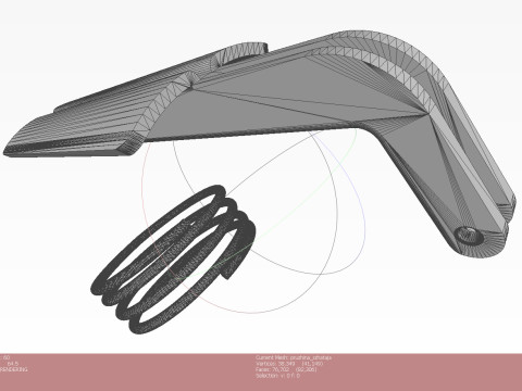 Submunition for cluster avia bomb PTAB 2 5 KO 3D printable Moulage Modello 3D