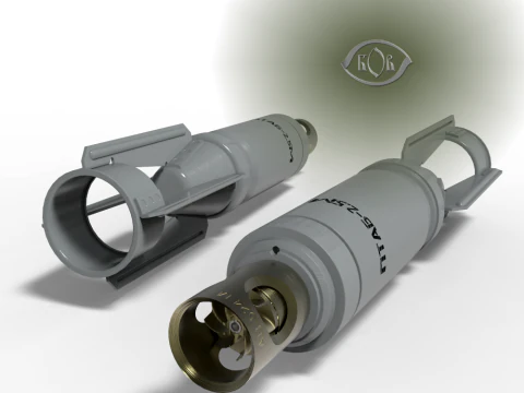 PTAB 2 5M Submunition for cluster avia bomb 3Dprintable Moulage 3D Model