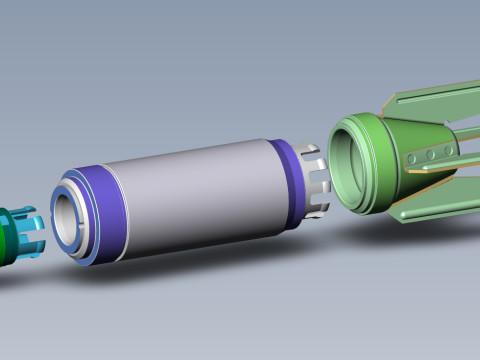 PTAB 2 5M Submunition for cluster avia bomb 3Dprintable Moulage 3D Model