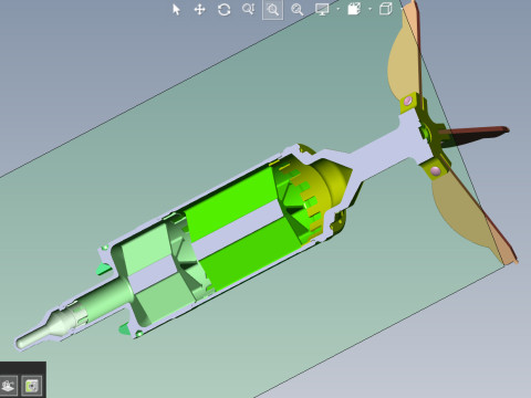 Artillery cumulative antitank projectile of 122mm BK-13 Stand model 3D printable Moulage Modello 3D